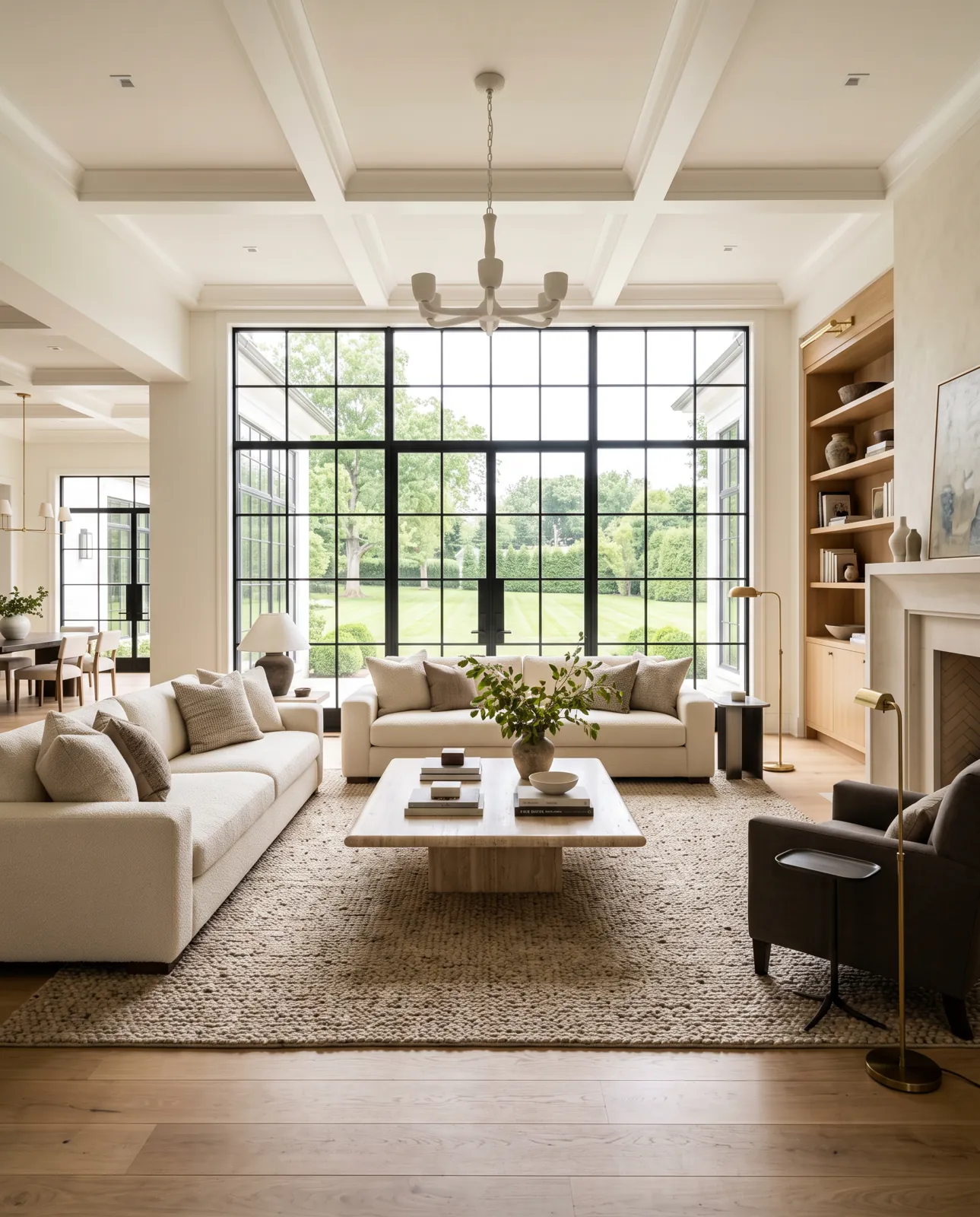 Living room in a New Jersey estate
