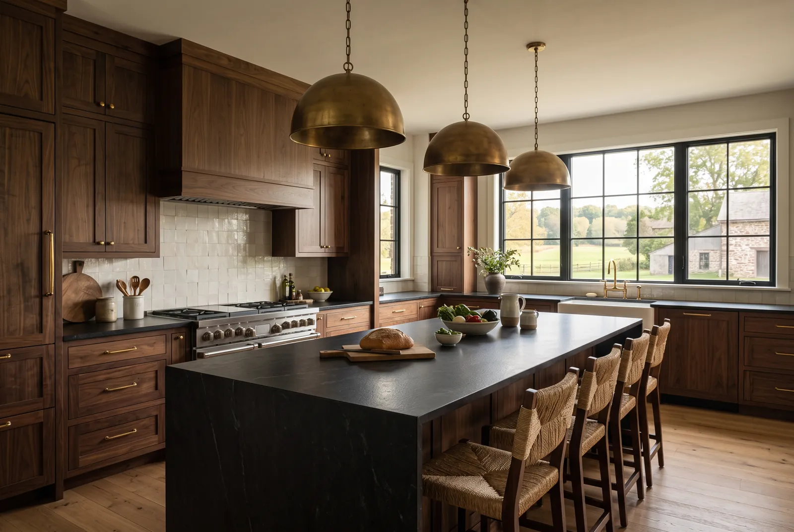 Chef's kitchen in Bucks County